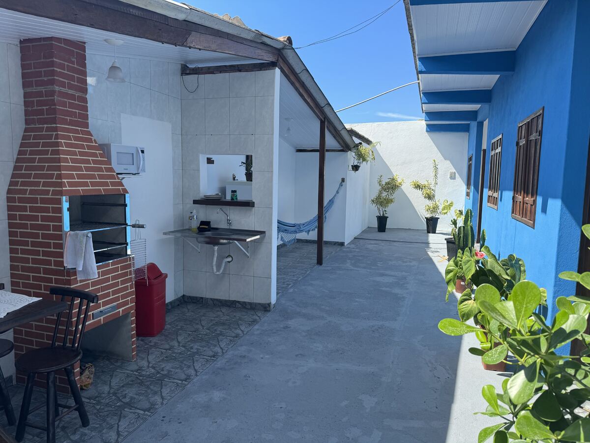 Cozinha compartilhada da Pousada Villavera